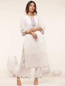 Gulmarg Faghir Set Of Kurta Palazzo Dupatta