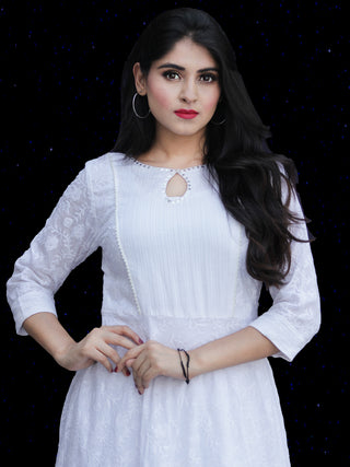 Chandni Sabd - Embroidered Cotton Kurta - KS37PFP02