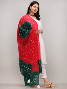 Noor Aiza -  Self Embroidered Kurta Pant Set With Bandhani Dupatta - KS115AYYD3