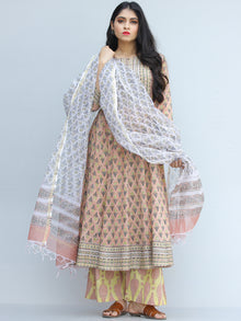 Jashn Nasreen - Set of Kurta Palazzo & Dupatta - KS25C2176D