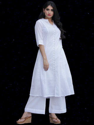 Chandni Hafa - Cotton Dobby Straight Kurta - KS38KFP03