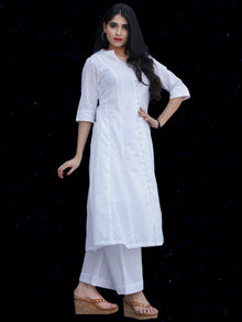 Chandni Hafa - Cotton Dobby Straight Kurta - KS38KFP03