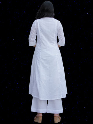 Chandni Hafa - Cotton Dobby Straight Kurta - KS38KFP03