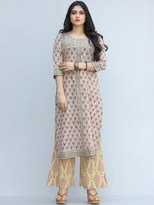 Jashn Azaan - Set of Kurta Palazzo & Dupatta - KS68A2176D