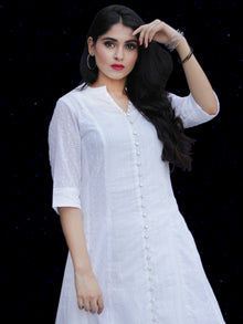 Chandni Hafa - Cotton Dobby Straight Kurta - KS38KFP03