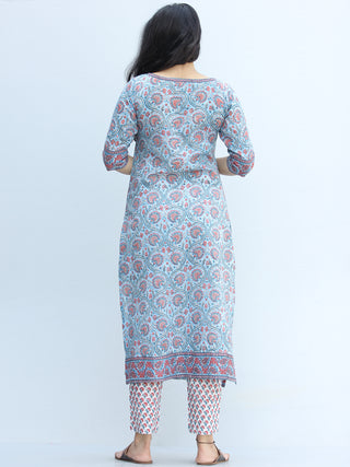 Jashn Nazima - Set of Kurta Pants & Dupatta - KS66A2343D