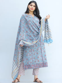 Jashn Nazima - Set of Kurta Pants & Dupatta - KS66A2343D