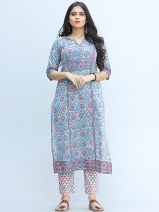 Jashn Nazima - Set of Kurta Pants & Dupatta - KS66A2343D