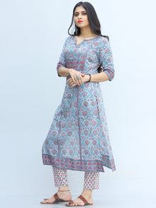 Jashn Nazima - Set of Kurta Pants & Dupatta - KS66A2343D