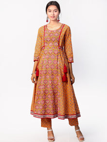 Gulal Aagaz Anarkali Kurta