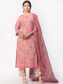 Gulal Ruhani Set Of Kurta Pant Dupatta