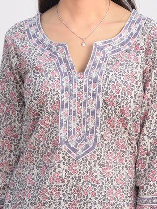 Jamni Nazmil Set Of Kurta Pant Dupatta