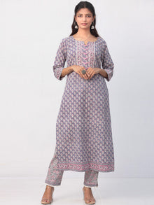 Jamni Farah Set Of Kurta Pant Dupatta