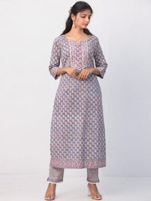 Jamni Farah Set Of Kurta Pant Dupatta