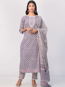 Jamni Zaira Set Of Kurta Pant Dupatta