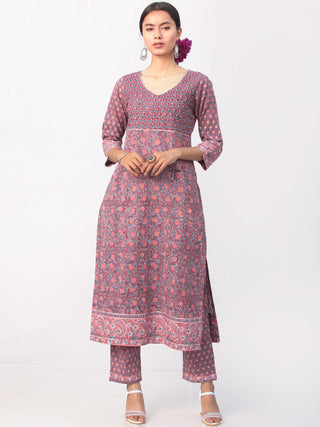 Jamni Roza Set Of Kurta Pant Dupatta