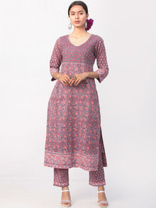 Jamni Roza Set Of Kurta Pant Dupatta